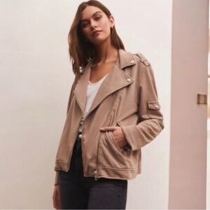 NWOT Z Supply Castle Hill Motto Jacket